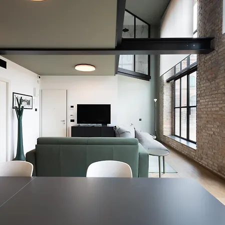公寓 Penthouse - Loft With Canal View *